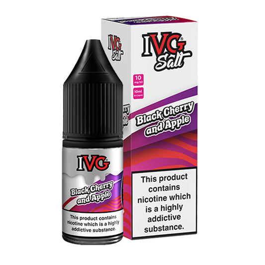 IVG Salt Black Cherry & Apple 10ml Nic Salt