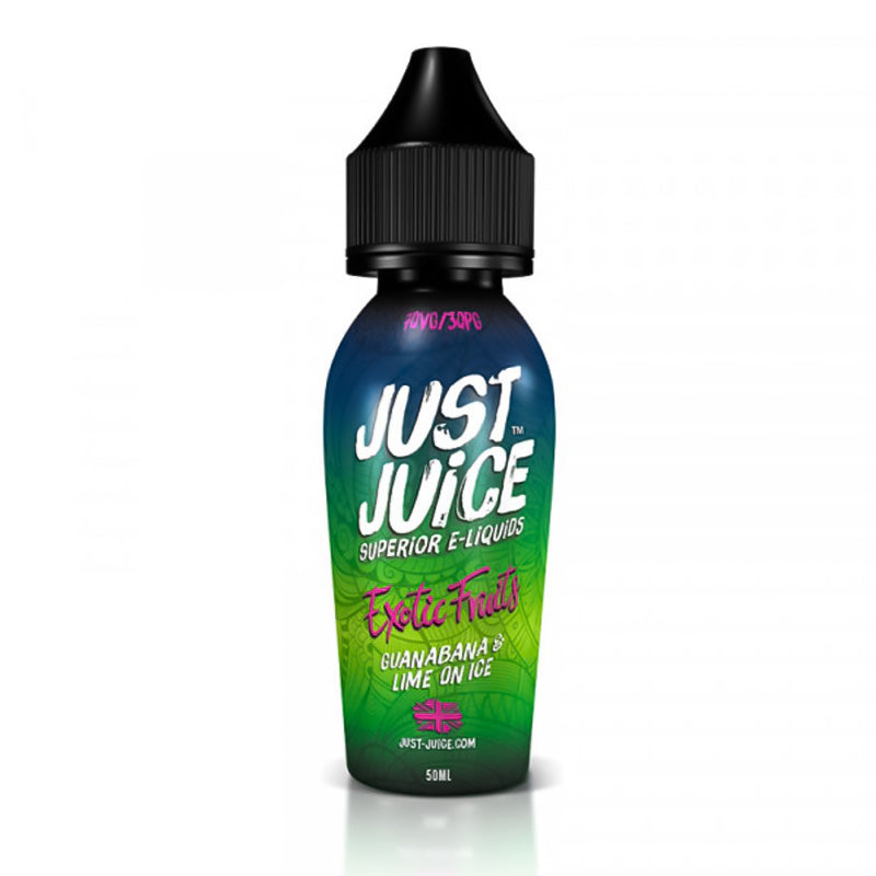 Just Juice Exotic Fruits Guanabana & Lime on Ice 0mg 50ml Shortfill