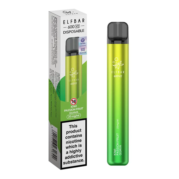 Elf Bar 600 V2 Disposable Vape Device 20mg