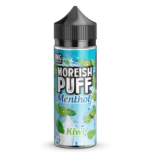 Moreish Puff Menthol Kiwi 0mg 100ml Shortfill E-Liquid