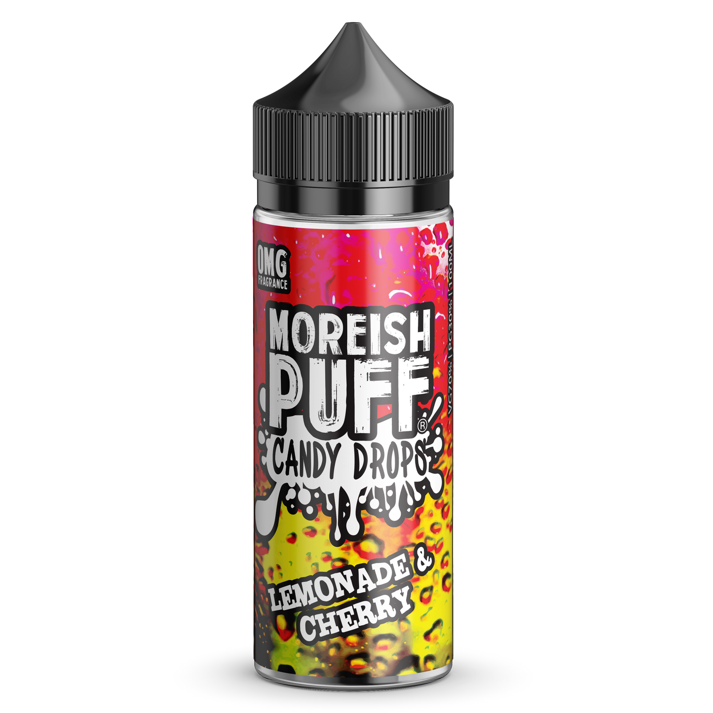 Lemonade & Cherry Candy Drops E-Liquid by Moreish Puff 100ml Shortfill