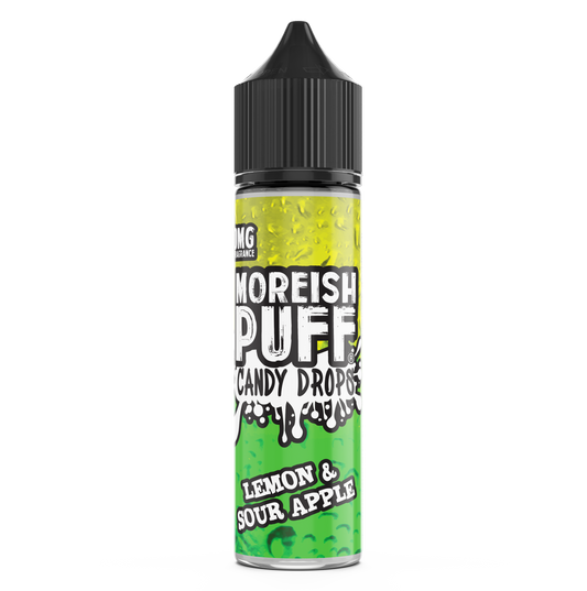 Lemon & Sour Apple Candy Drops E-Liquid by Moreish Puff 50ml Shortfill