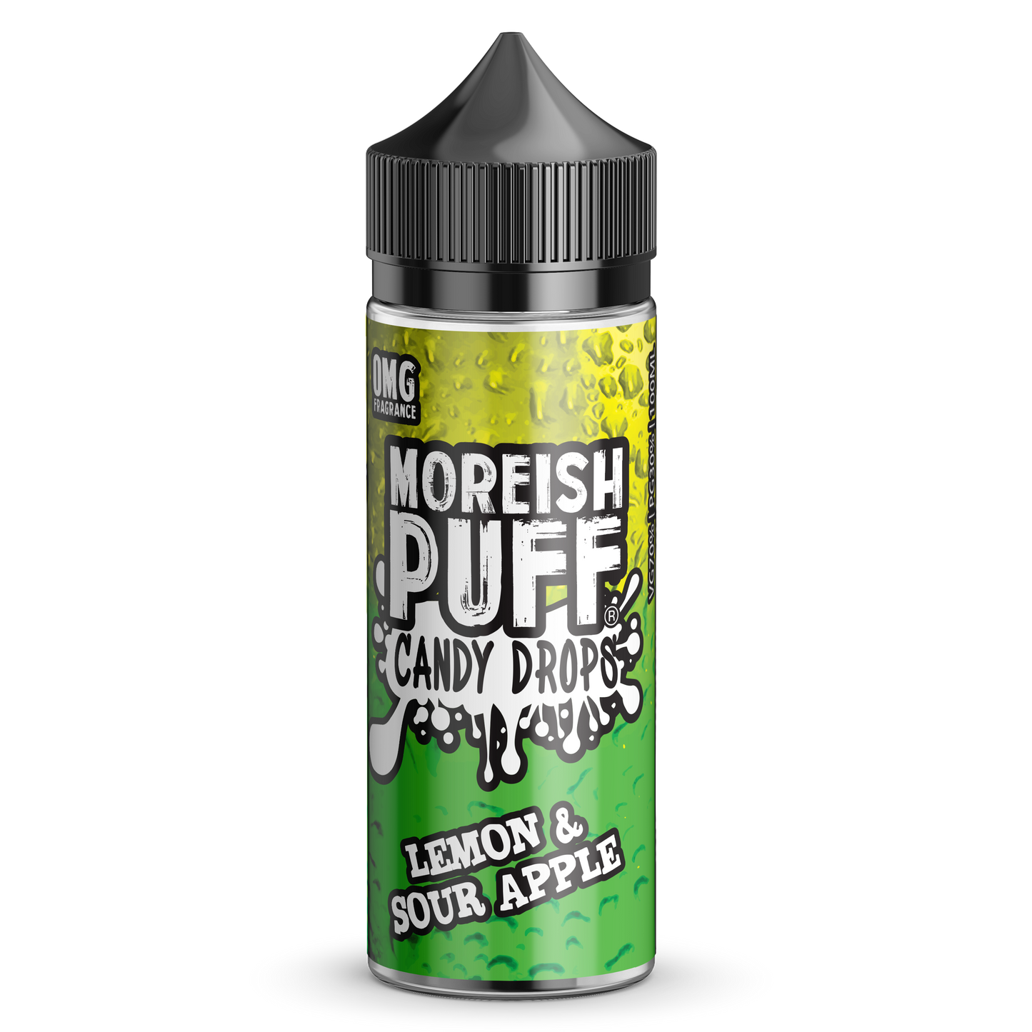 Lemon & Sour Apple Candy Drops E-Liquid by Moreish Puff 100ml Shortfill