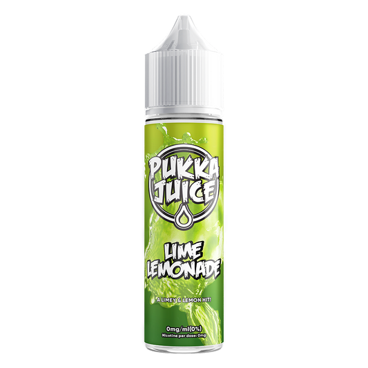 PUKKA JUICE LIME LEMONADE 0MG 50ML Shortfill