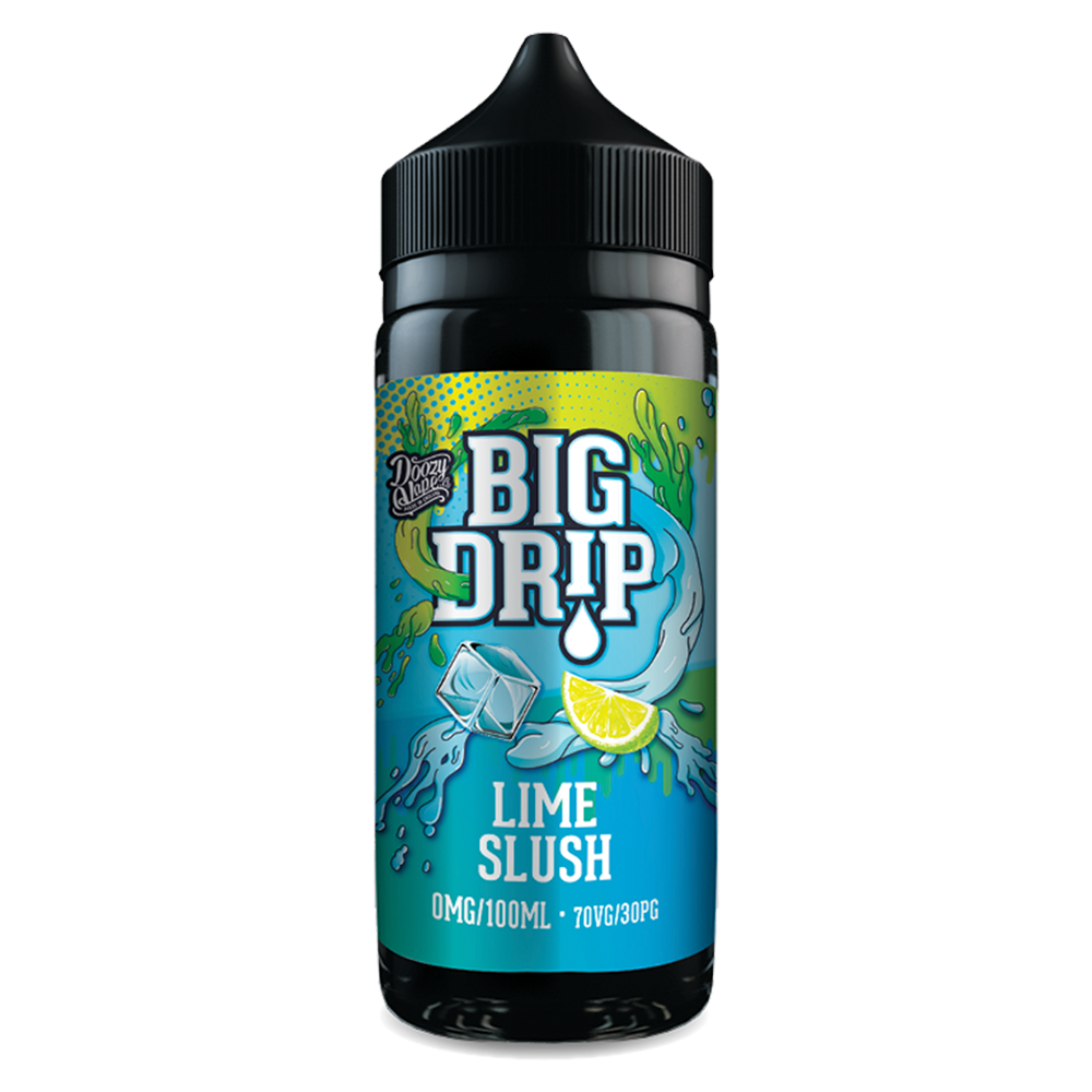 Doozy Vape Big Drip Lime Slush 0mg 100ml Shortfill E-Liquid