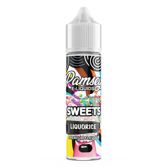 Ramsey E-Liquids Sweets: Licorice 0mg 50ml Shortfill E-Liquid