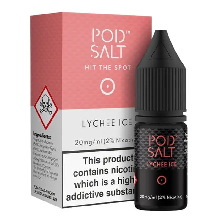 Pod Salt Lychee Ice 10ml Nic Salt