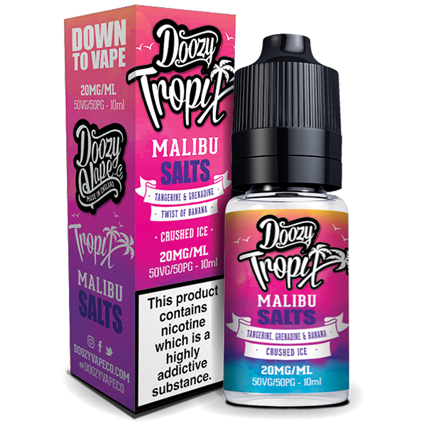 Doozy Vape Tropix: Malibu 10ml Nic Salt-10mg