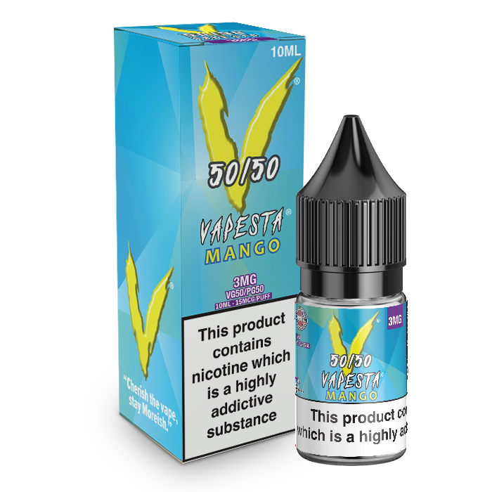 Vapesta 50/50: Mango 10ml E-Liquid-3mg