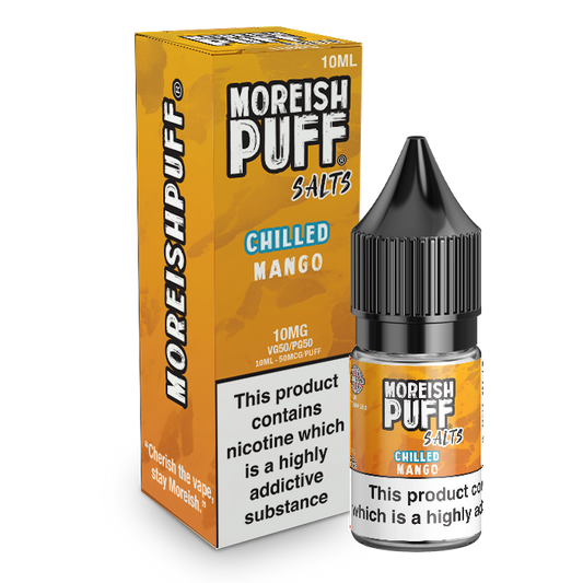 Moreish Puff Salts Mango Chilled 10ml Nic Salt-10mg