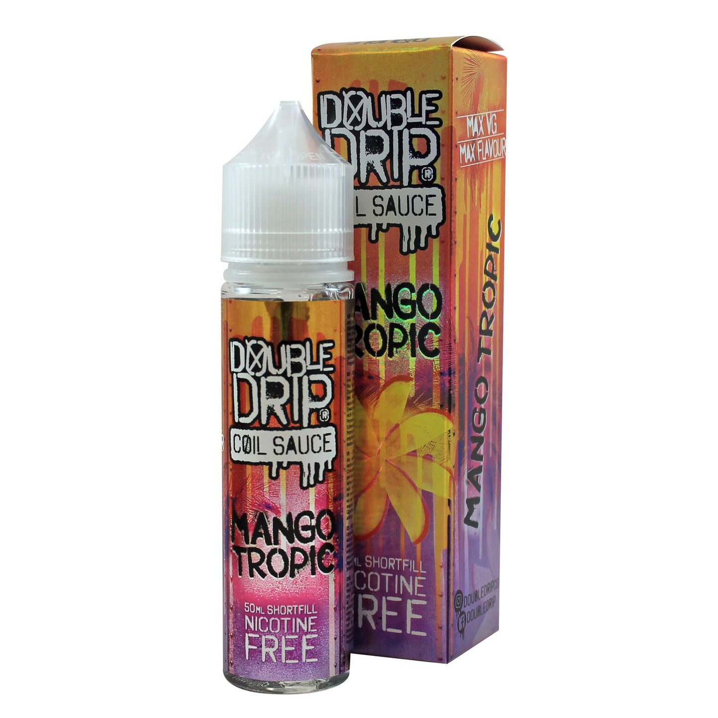 Double Drip Coil Sauce Mango Tropic 0mg 50ml Shortfill E-Liquid