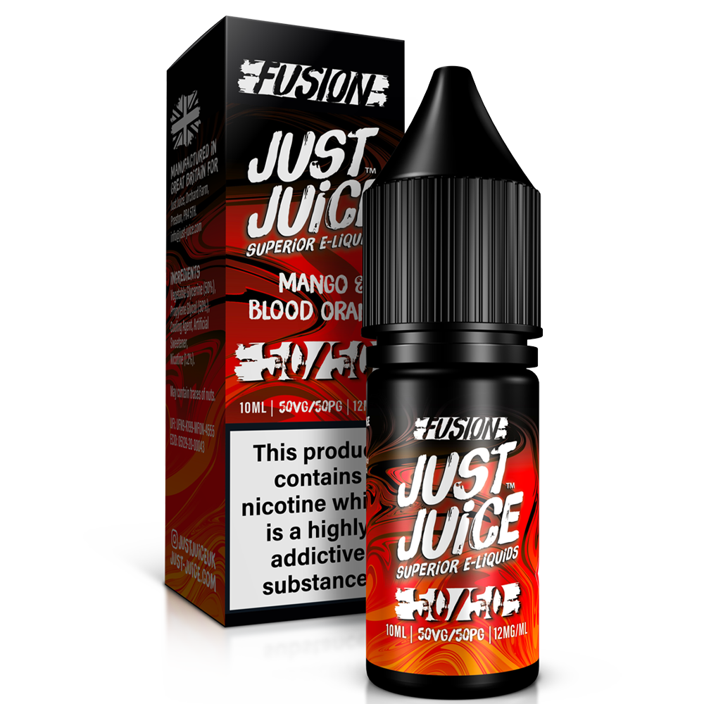 Just Juice Fusion: Mango & Blood Orange on Ice 10ml E-Liquid-12mg