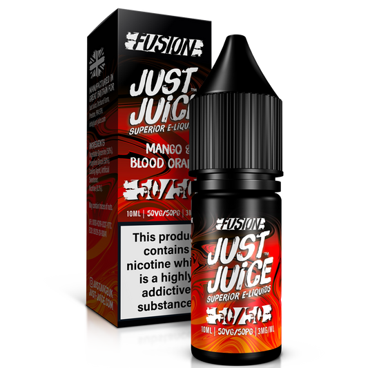 Just Juice Fusion: Mango & Blood Orange on Ice 10ml E-Liquid-3mg