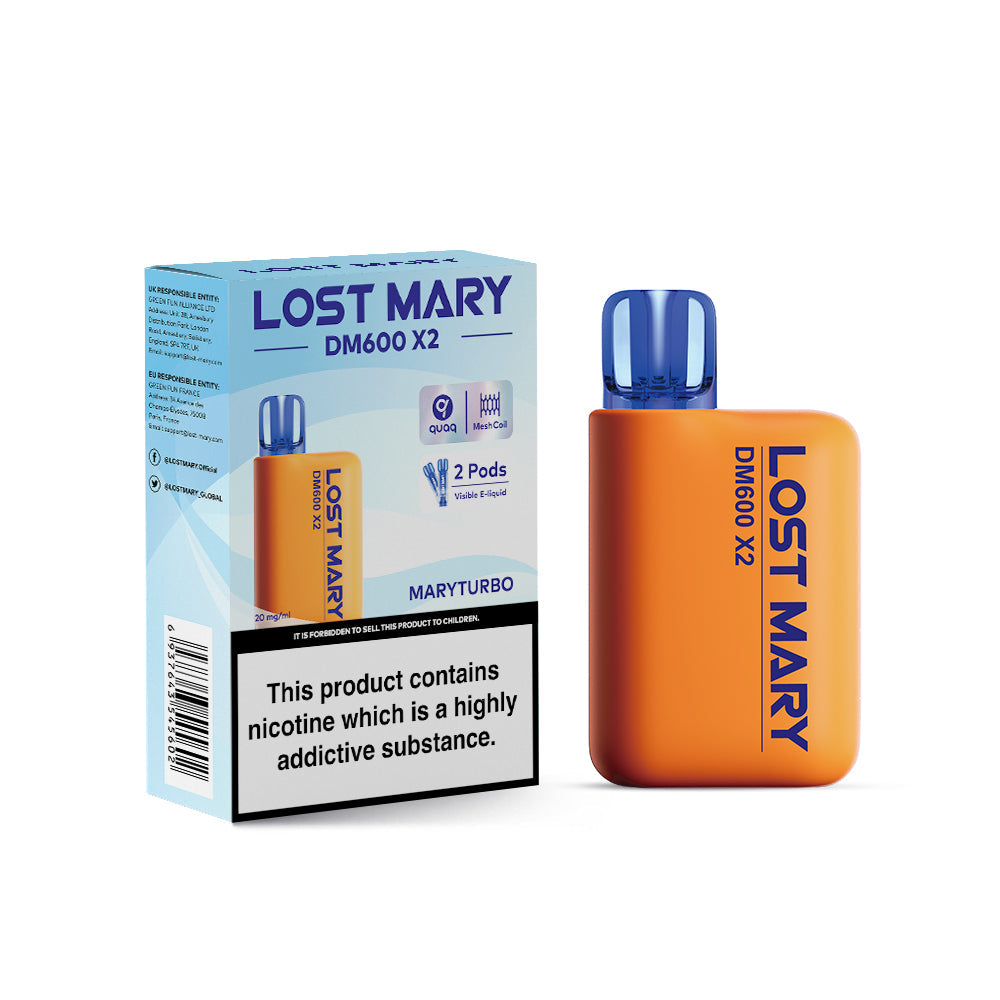 Lost Mary DM600 X2 Mary Turbo Disposable Vape