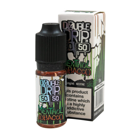 Double Drip 50:50 Menthol Tobacco 10ml-12mg