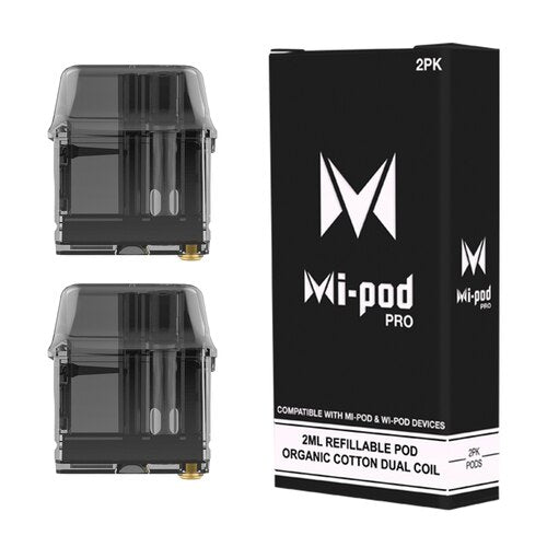 Smoking Vapor Mi-Pod PRO 2ml Refillable Pods 2pk