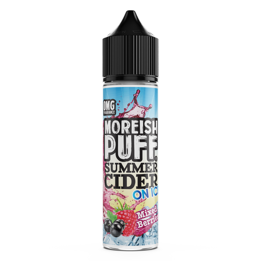 Moreish Puff Summer Cider On Ice: Mixed Berries 0mg 50ml Shortfill E-Liquid