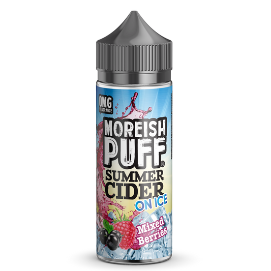 Moreish Puff Summer Cider on Ice Mixed Berries 0mg 100ml Shortfill E-Liquid