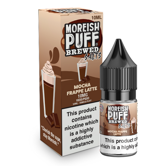 Moreish Puff Salts Mocha Frappe Latte 10ml Nic Salt-10mg