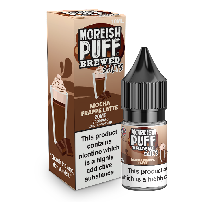 Moreish Puff Salts Mocha Frappe Latte 10ml Nic Salt-20mg