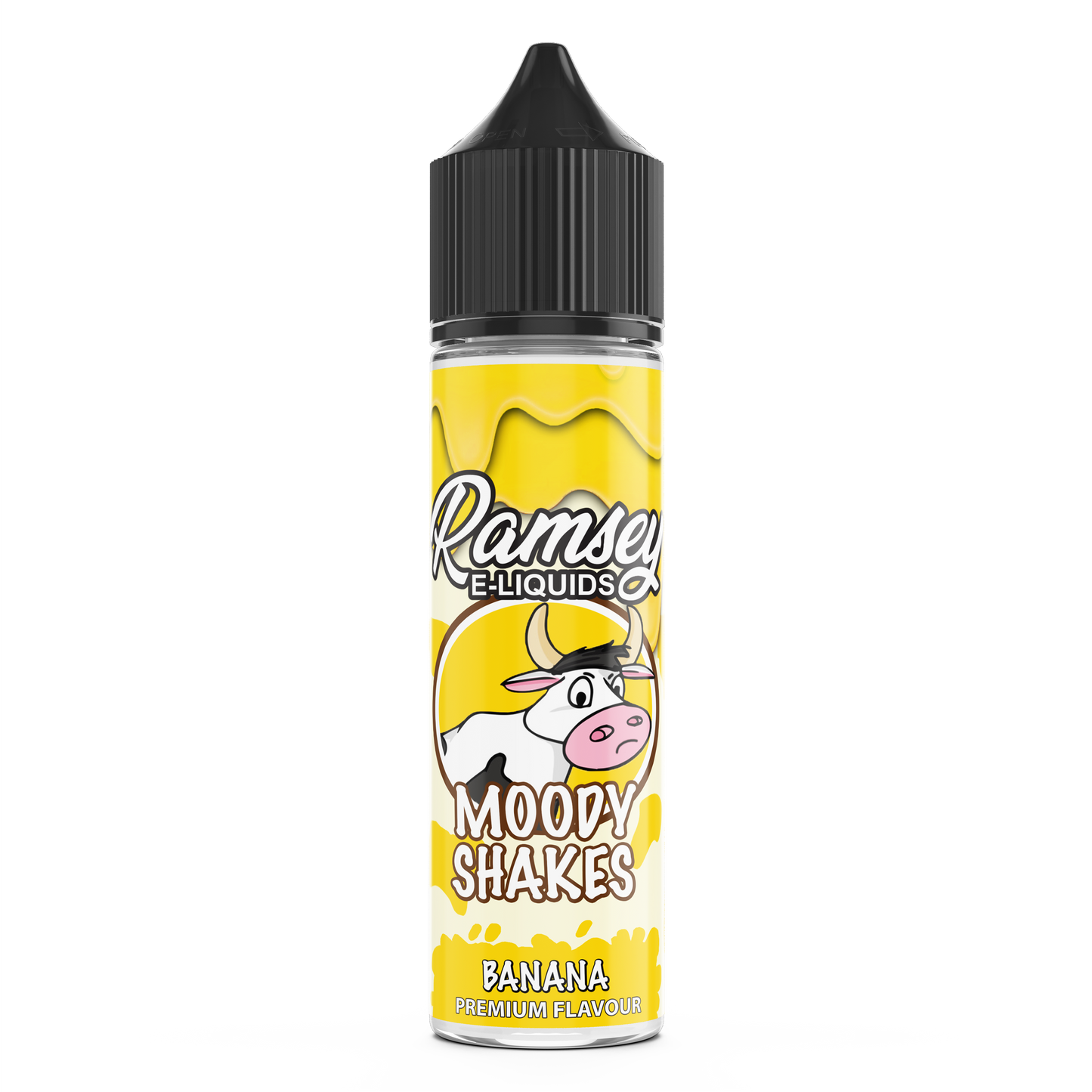 Ramsey E-liquids Moody Shakes Banana 50ml Shortfill 0mg