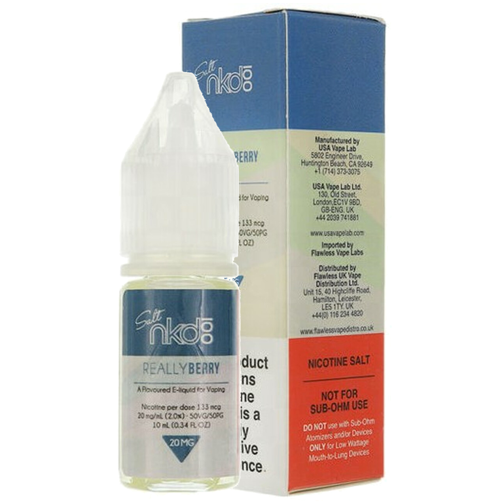 Naked 100 Really Berry 10ml Nic Salt-10mg