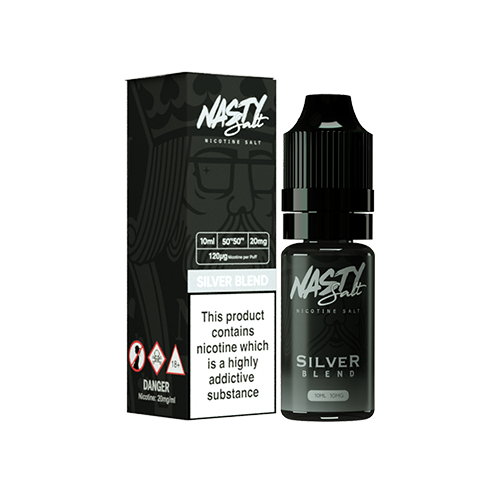 Nasty Juice Nasty Salt: Silver Blend Nic Salts 10ml-10mg