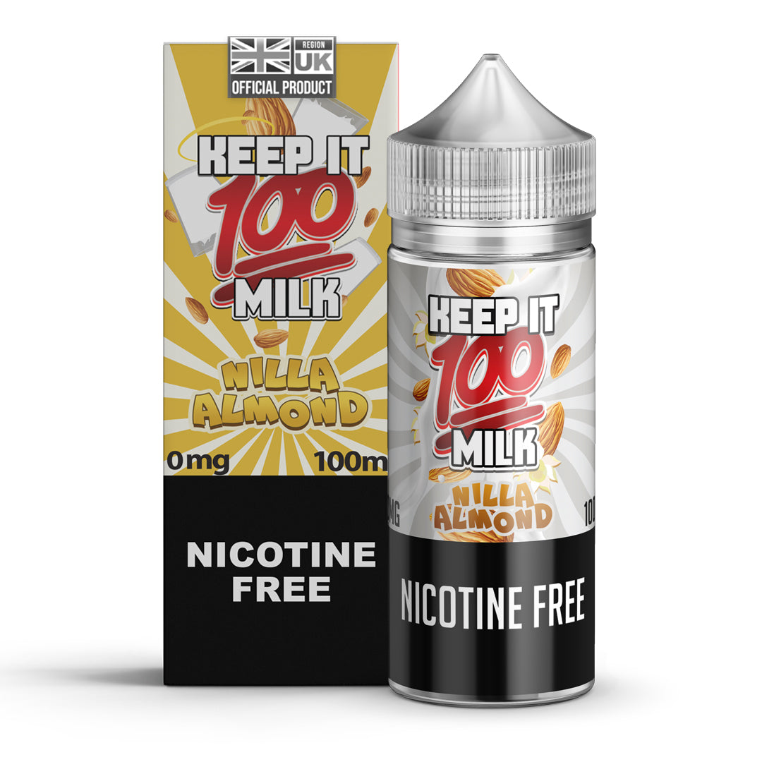 Keep It 100 Nilla Almond 100ml Shortfill - 0mg