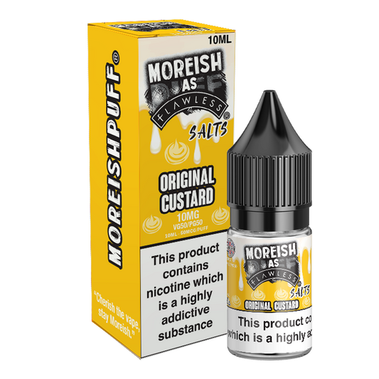 Original Custard Nic Salt by Moreish Puff - Nic Salts UK