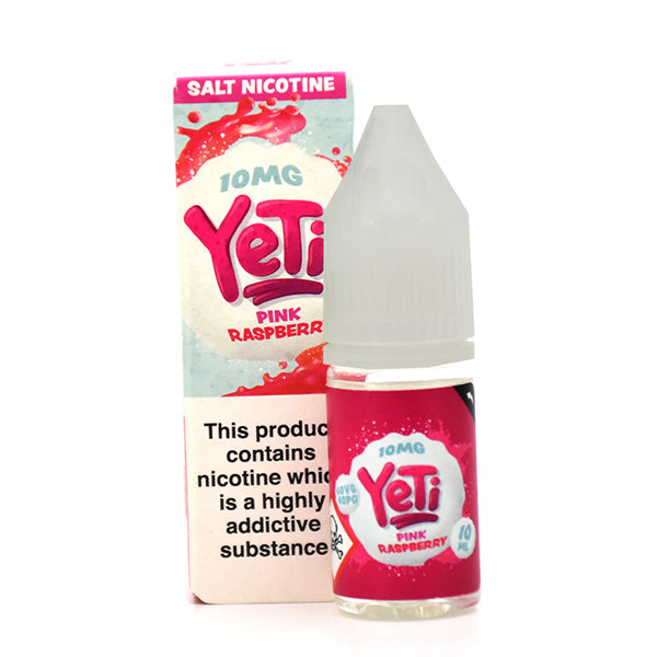 Yeti Pink Raspberry 10ml Nic Salt-10mg