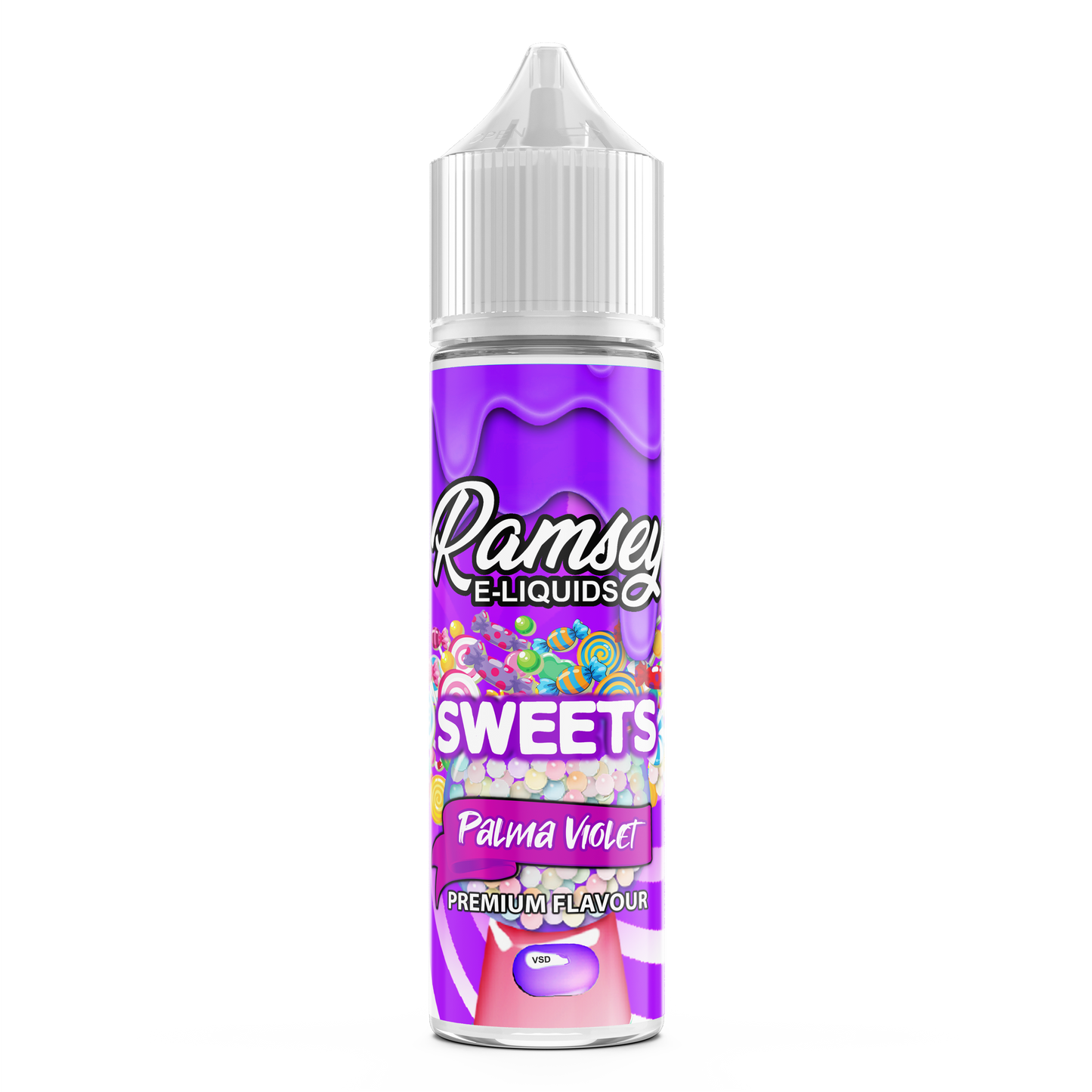 Ramsey E-Liquids Sweets Palma Violets 0mg 50ml Shortfill E-Liquid