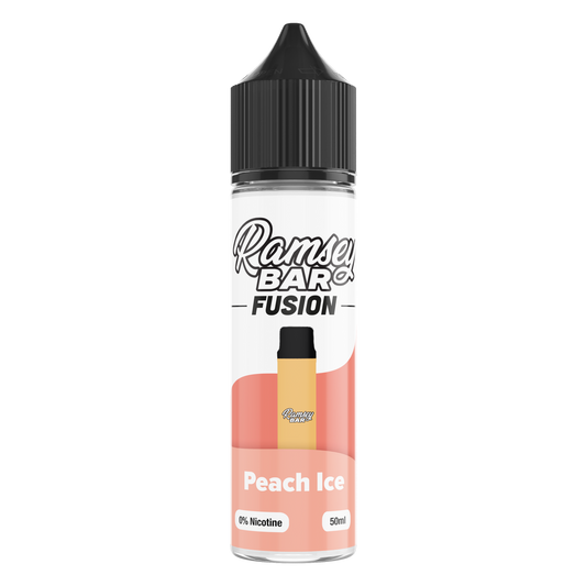 Ramsey Bar Fusion Peach Ice 50ml Shortfill E-Liquid