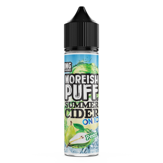 Moreish Puff Summer Cider On Ice: Pear 0mg 50ml Shortfill E-Liquid