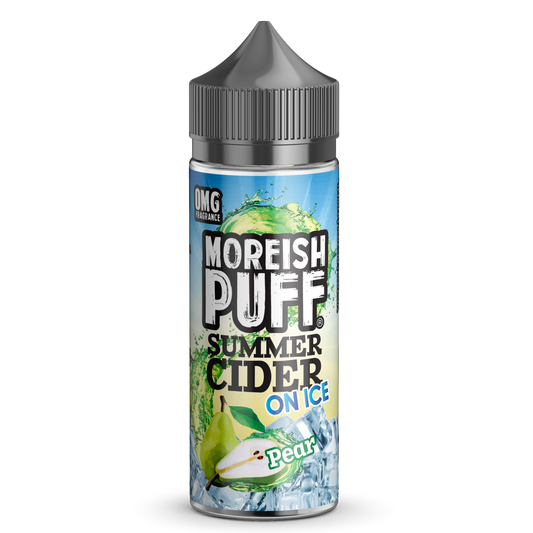 Moreish Puff Summer Cider on Ice Pear 0mg 100ml Shortfill E-Liquid