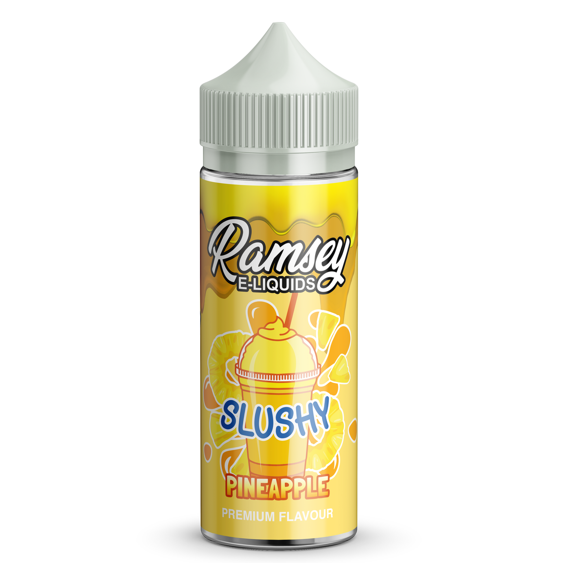 Ramsey E-Liquids Slushy Pineapple 0mg 100ml Shortfill E-Liquid