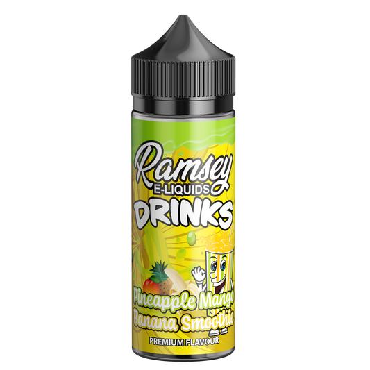 Ramsey E-Liquids Drinks Pineapple Mango Banana Smoothie 100ml Shortfill