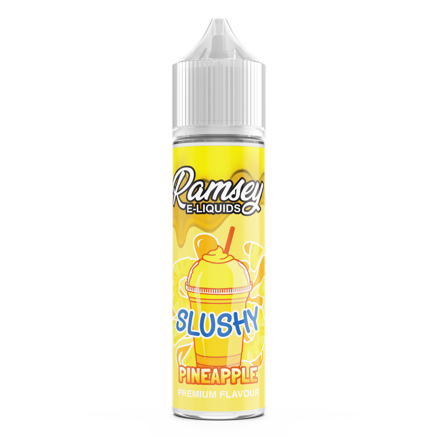 Ramsey E-Liquids Slushy Pineapple 0mg 50ml Shortfill E-Liquid