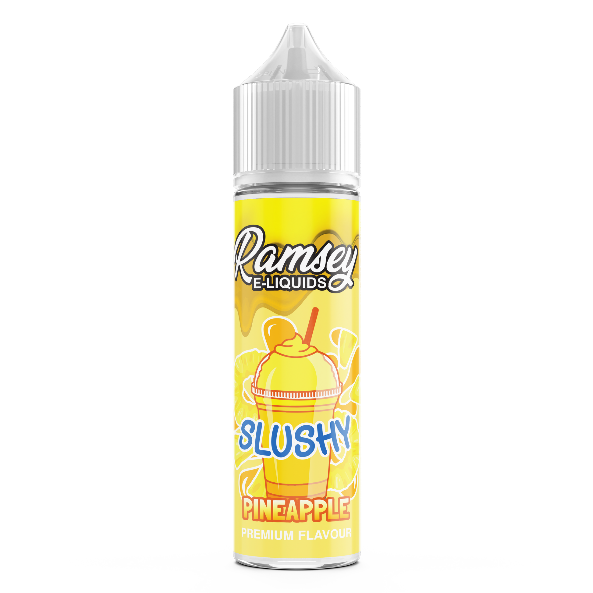 Ramsey E-Liquids Slushy Pineapple 0mg 50ml Shortfill E-Liquid