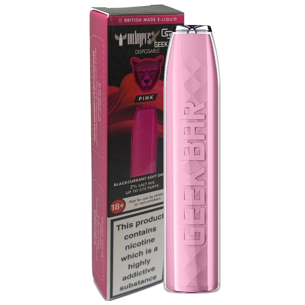 Dr Vapes Geek Bar Disposable Vape-Pink Ice