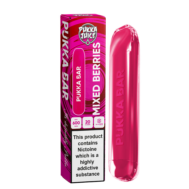 Pukka Bar Disposable Vape Device-Mixed Berries