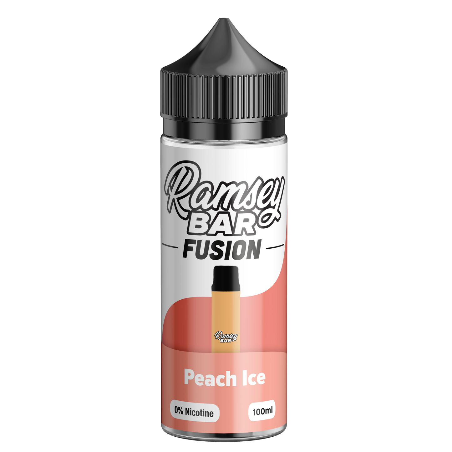 Ramsey Bar Fusion Peach Ice 100ml Shortfill E-Liquid