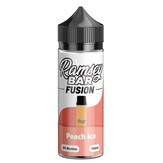 Ramsey Bar Fusion Peach Ice 100ml Shortfill E-Liquid