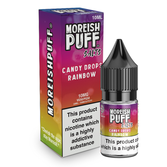 Moreish Puff Candy Drops Rainbow 10ml Nic Salt