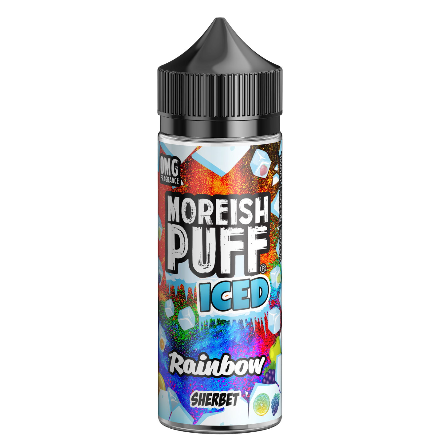 Moreish Puff Iced Rainbow Sherbet 0mg 100ml Shortfill E-Liquid