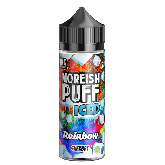 Moreish Puff Iced Rainbow Sherbet 0mg 100ml Shortfill E-Liquid