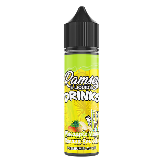 Ramsey E-Liquids Drinks Pineapple Mango Banana Smoothie 50ml Shortfill