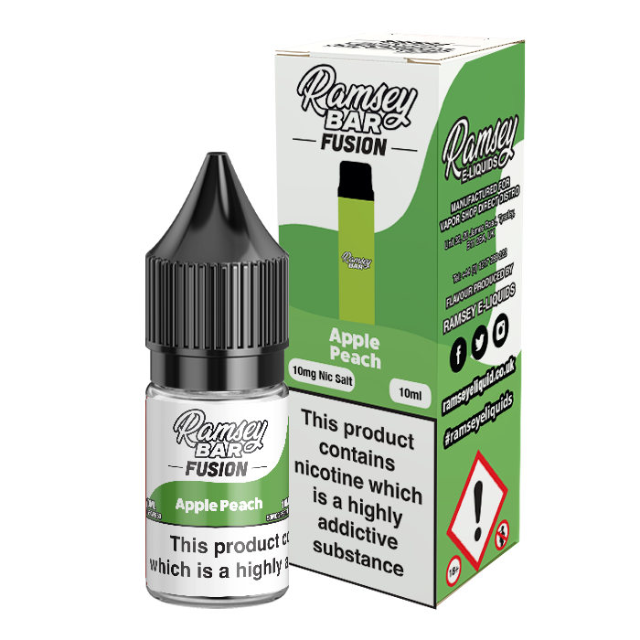 Apple Peach Nic Salt by Ramsey E-Liquids - Nic Salts UK