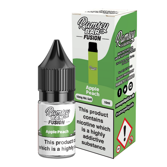 Apple Peach Nic Salt by Ramsey E-Liquids - Nic Salts UK