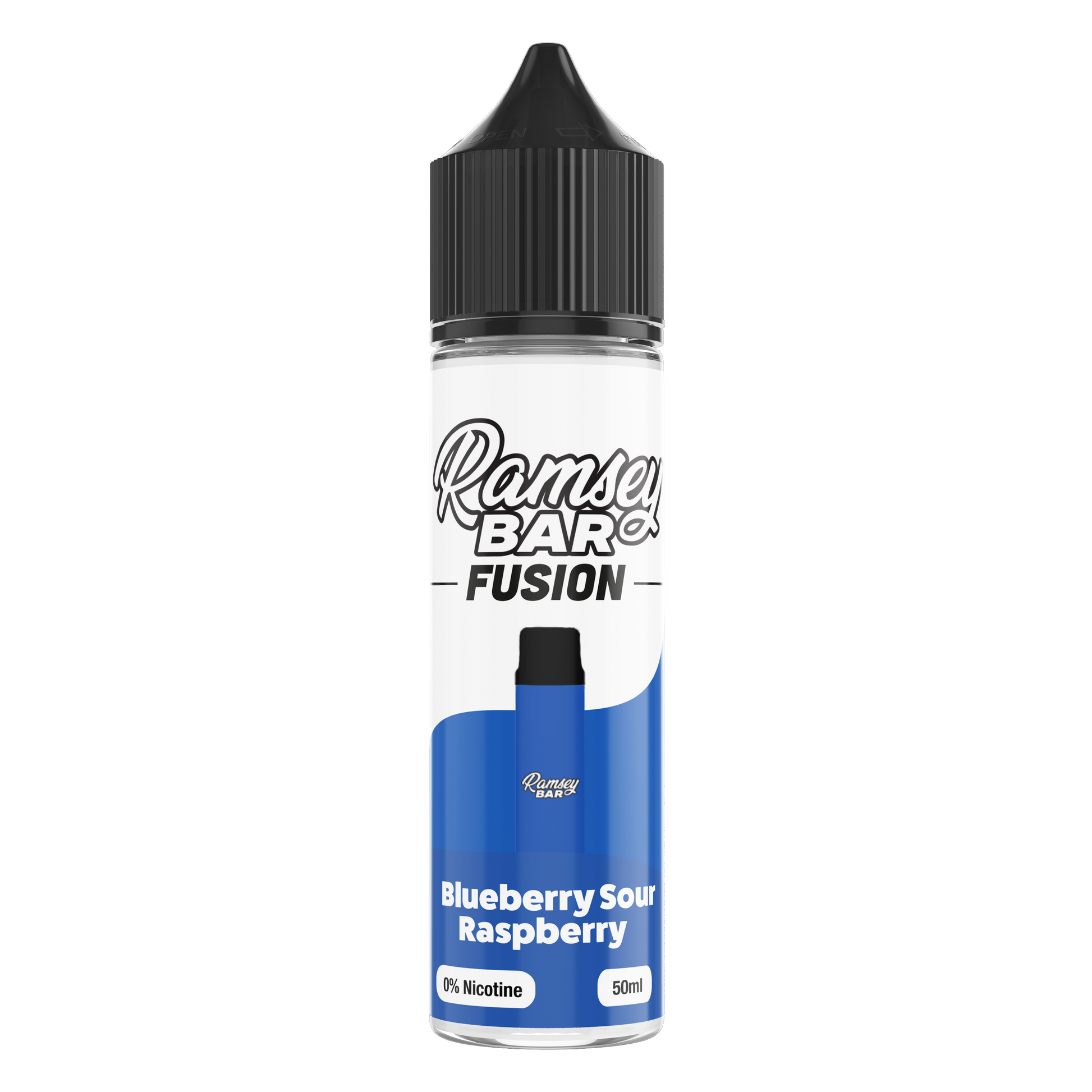 Blueberry Sour Raspberry E-Liquid by Ramsey E-Liquids - Shortfills UK