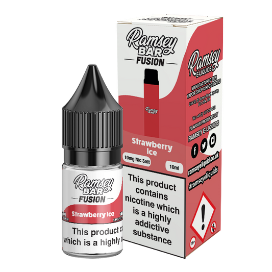 Strawberry Ice Nic Salt by Ramsey E-Liquids - Nic Salts UK